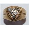 Image 1 : 1.00 CTW Diamond Hand Made Cluster Men's Ring