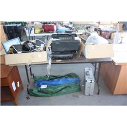 Table Lot of Misc Items