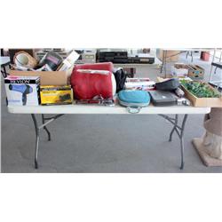 Table Lot of Misc Items