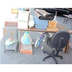 Table Lot of Misc Items