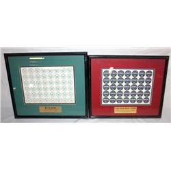 2 Framed Casino Chips