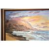 Image 1 : Framed Oil on Canvas of Ocean Scene