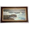 Image 3 : Framed Oil on Canvas of Ocean Scene