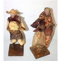 Man & Woman Statue Made From Paper