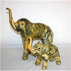 Elephants Made From Sea Shells