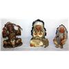 Image 1 : Set Of 3 American Indian Rainmaker Statues