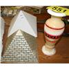Image 1 : Vase and Pyramid Hand Made in Egypt