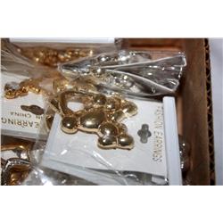 Box of over 100 Pairs of Earrings