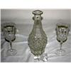 Image 2 : Crystal Decanter w/ 2 Glasses