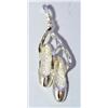 Image 1 : Sterling Silver Ballerina Charm