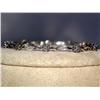 Image 1 : Diamond Cluster Hand Made Tennis Bracelet