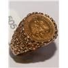 Image 3 : Dos Pesos Mexican Coin Nugget Style Ring
