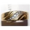 Image 1 : Diamond cluster Hand Made Wedding Band