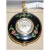 Image 1 : Lucerne Hand Painted Enamel Watch Pendant