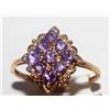 Image 2 : 10K Gold Amethyst Ring