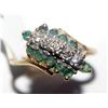 Image 1 : AAA Colombian Emerald & Diamond Ladies Ring