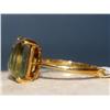 Image 2 : AAA Peridot Emerald Cut Vintage Ladies Ring