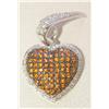 Image 1 : Sterling Silver Heart Pendant