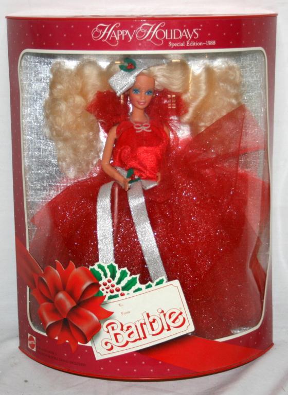 barbie happy holidays 1988