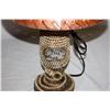 Image 2 : Set of 2 Rope Design Lamps with Shades