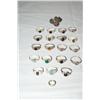 Image 2 : Misc Silver Rings w/ Stones