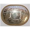Image 1 : Nickel Plated R&R Belt Buckle