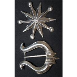 Navajo Sterling Silver Buckle