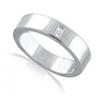 Image 1 : 0.08 ct. VS Diamond men's Band