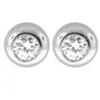 Image 1 : 0.14 Ct Vs Diamond Earrings 18 Kw