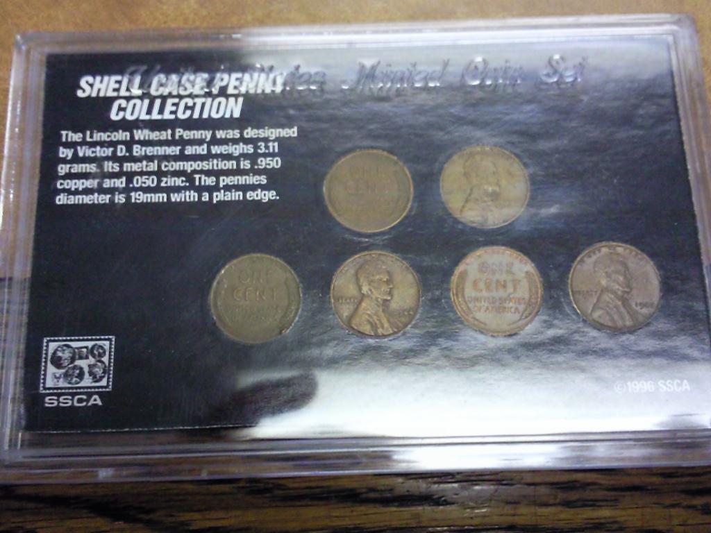 Shell Case Penny Collection (As Shown)