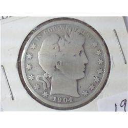 1904 Barber Half Dollar
