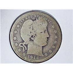 1914 Barber Quarter