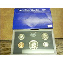 1971 US Proof Set (Damaged Plastic Holder)