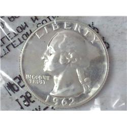 1962 Silver Washington Quarter (Proof)
