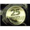Image 2 : 1978 Israel Hanukka 25 Lirot Coin (Proof)