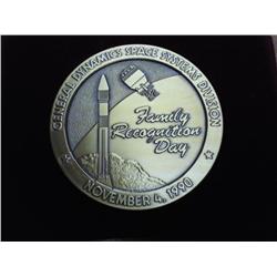2 1/2 Inch Bronze Space Medal