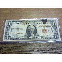 1935-A One Dollar Hawaiian Overprint Silver Cert