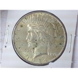 1924 Peace Silver Dollar