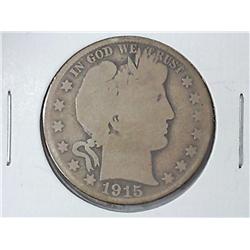 1915-S Barber Half Dollar