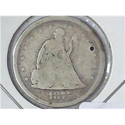 1875-S Twenty Cent Piece