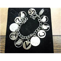 Neat Coin Bracelet (Cutout Dimes)