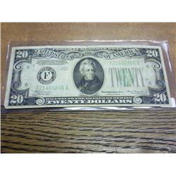 1934 US Twenty Dollar FRN