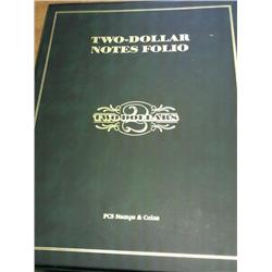 $2 Notes Folio (7 Bills) 1928, 53, 76 & Uncut