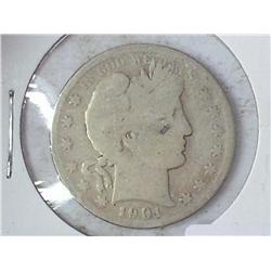 1901 Barber Half Dollar