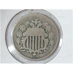 1867 Shield Nickel