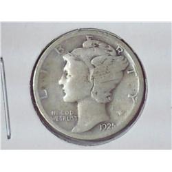1925 Mercury Dime