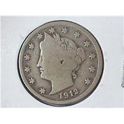1912 Liberty "V" Nickel (Fine)