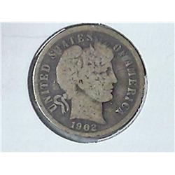 1902 Barber Dime