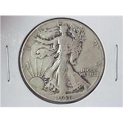 1941 Walking Liberty Half Dollar