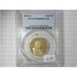 2006-S Sacagawea Dollar PCGS PR69DCAM